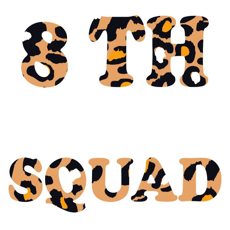 Cadeaux d’enseignant Leopard 8th Grade