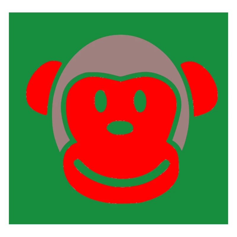 Glücklicher Affe Happy Monkey