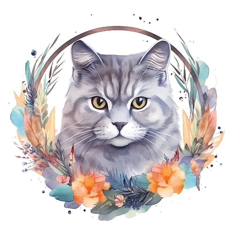 Britisch Kurzhaar Katze Boho Elements, Katzen