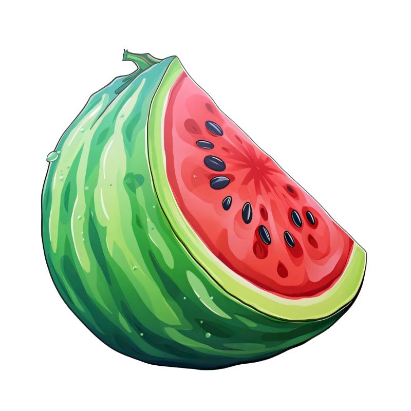 Wassermelone Viertel