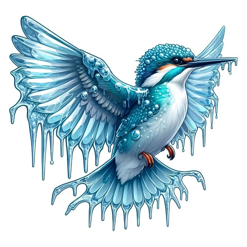 Eisvogel Eis