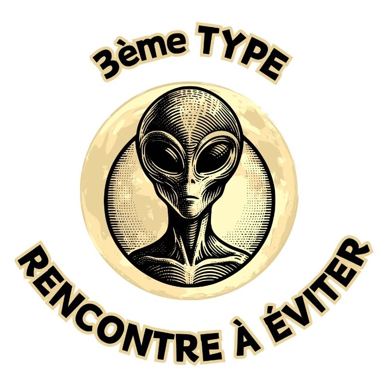 3rd type Alien extratrestre UFO humor