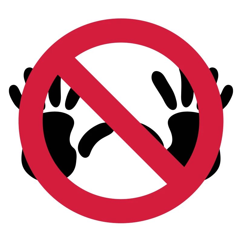 Nix grapschen SVG