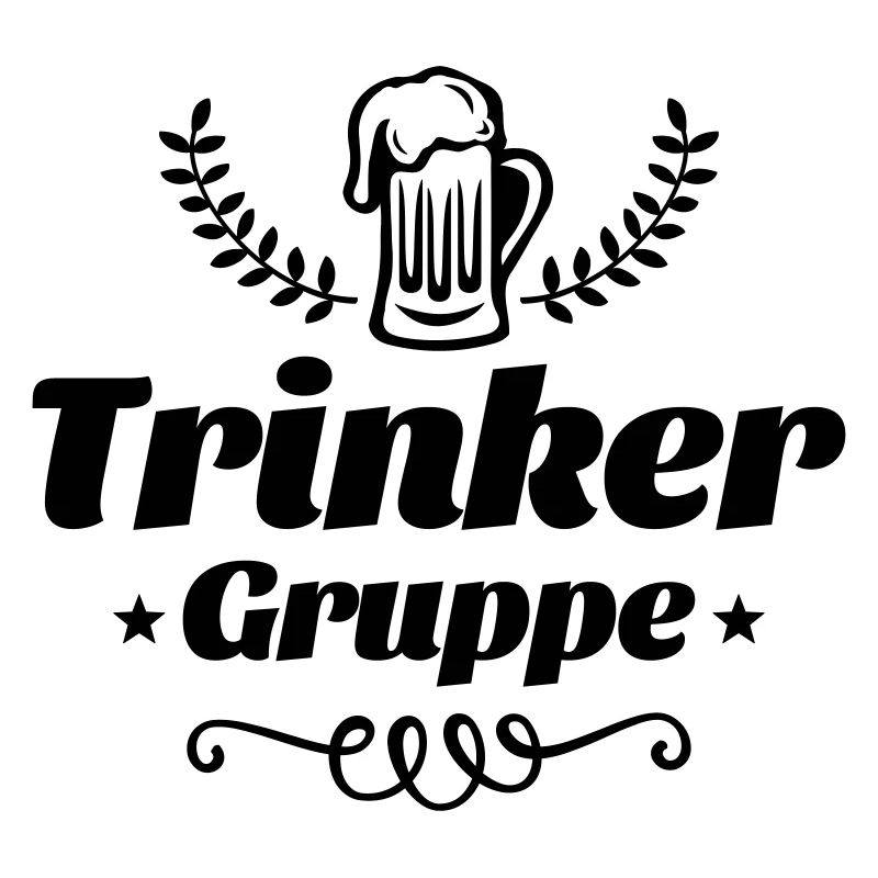 trinker gruppe bier