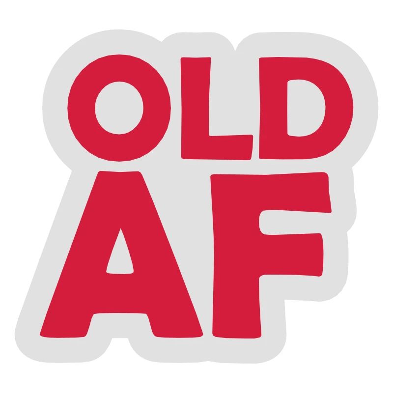 old AF Text Logo