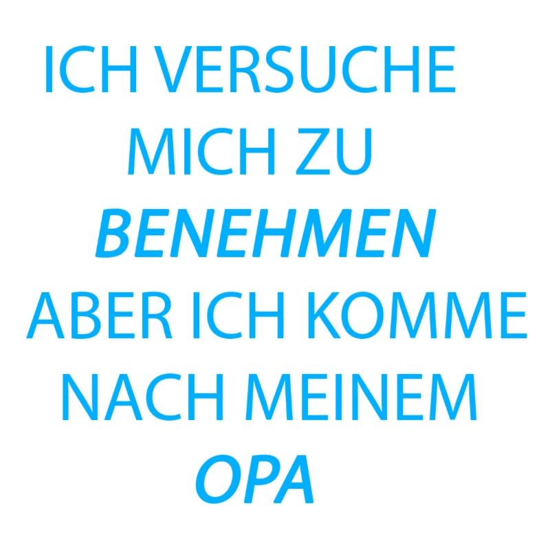 benehmen opa hellblau