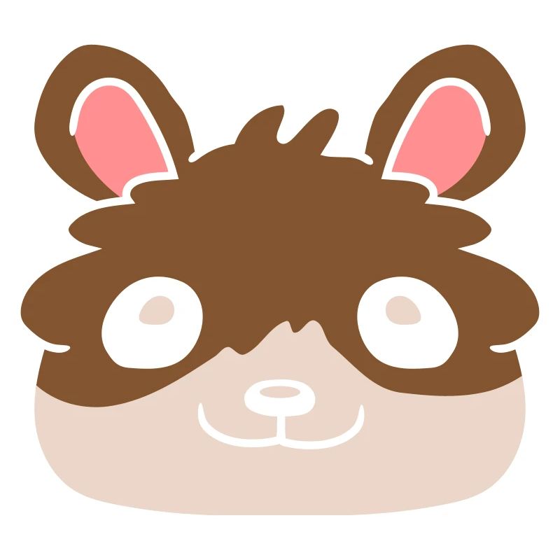 Hamster Face Comic Gift Idea