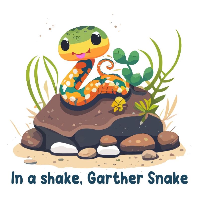 In a shake, Garther Snake