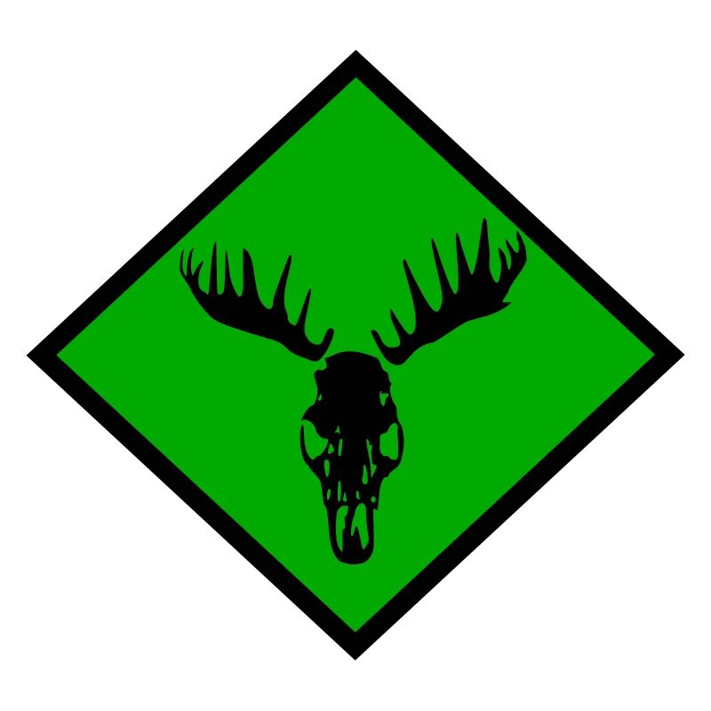 Elch-Schädel