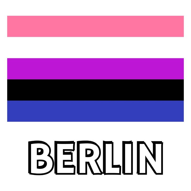 Genderfluid Pride Flagge Berlin