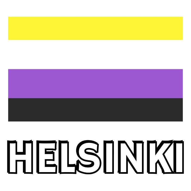 Non binary Pride Flag Helsinki