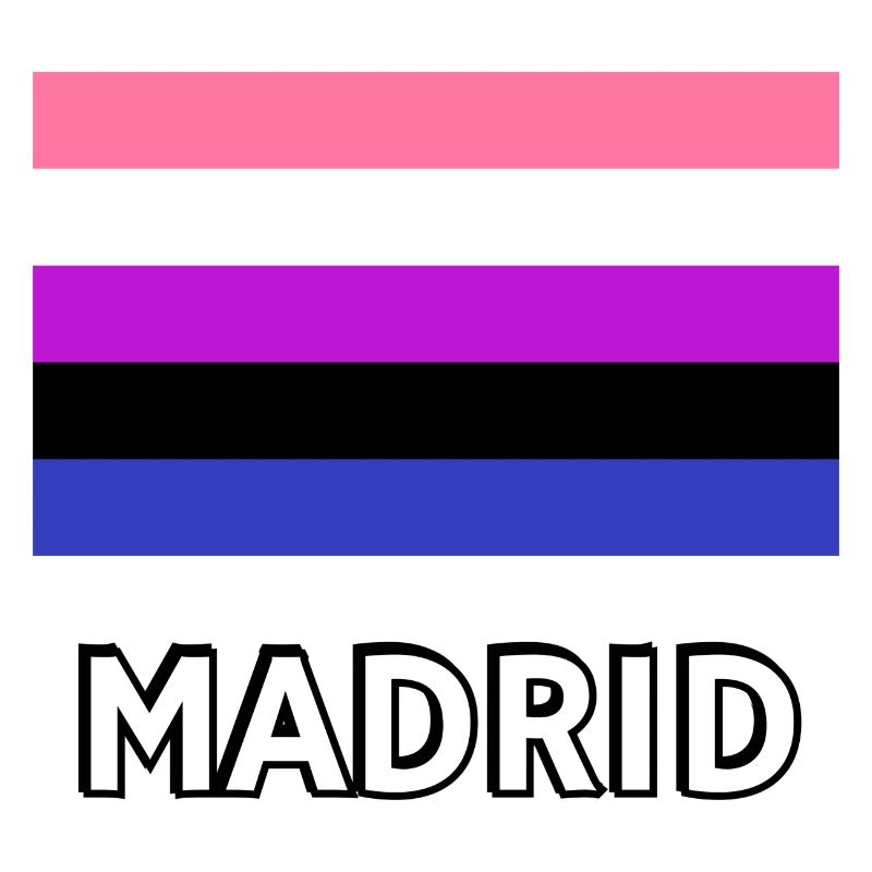 Genderfluid Pride Drapeau Madrid