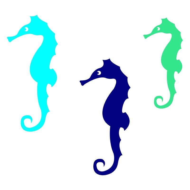 seepferdchen silhouette 02
