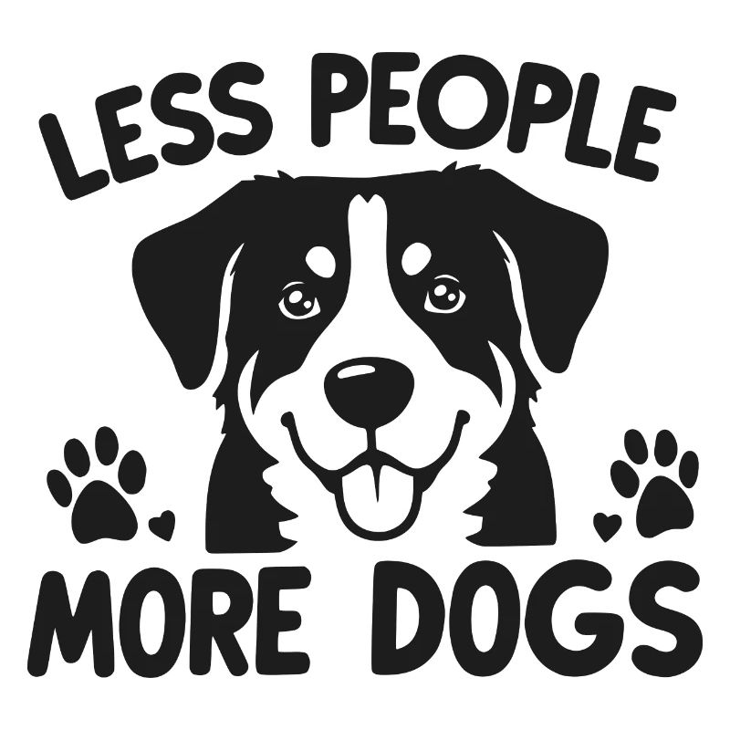 Moins de gens, plus de chiens