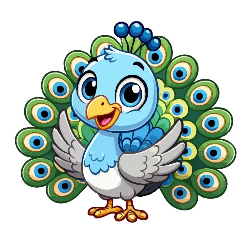 Peacock child
