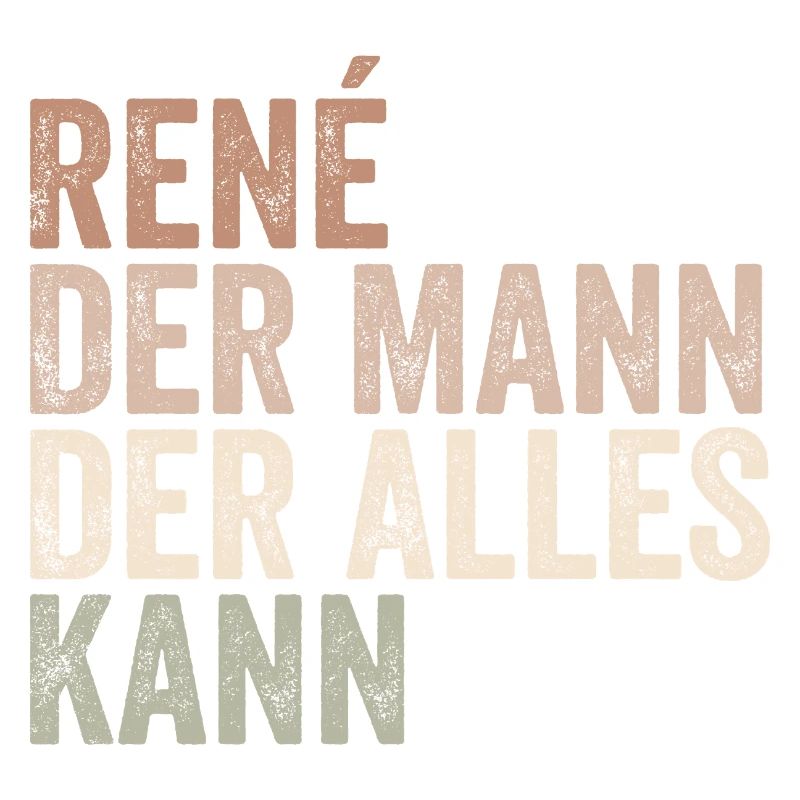 Rene The man who can do everything First name René
