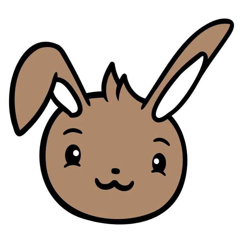 Rabbit Rabbit Looks Cute Happy Friendly