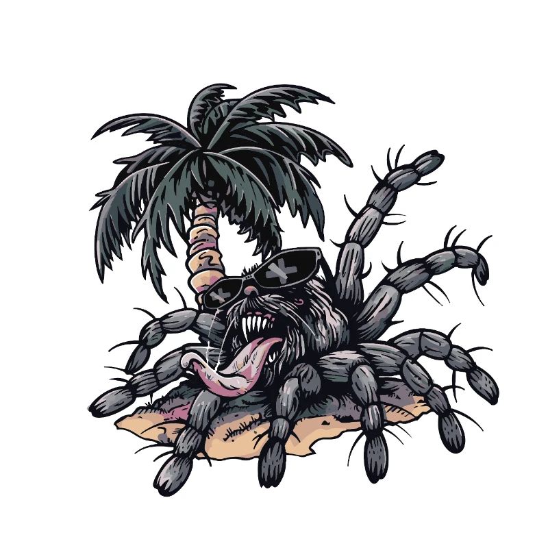 Tarantula Island Palm Tree
