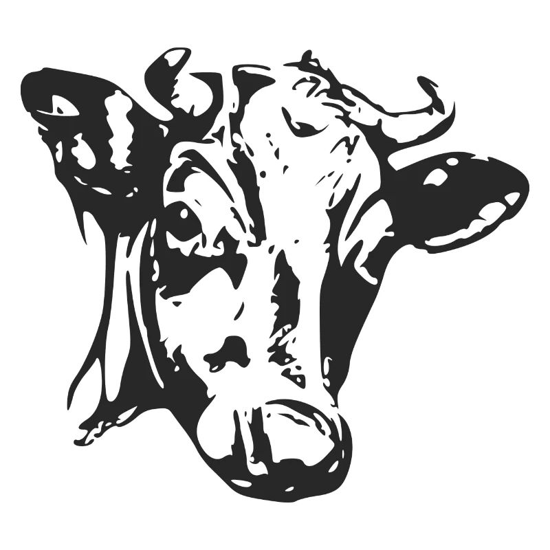 The cow's head