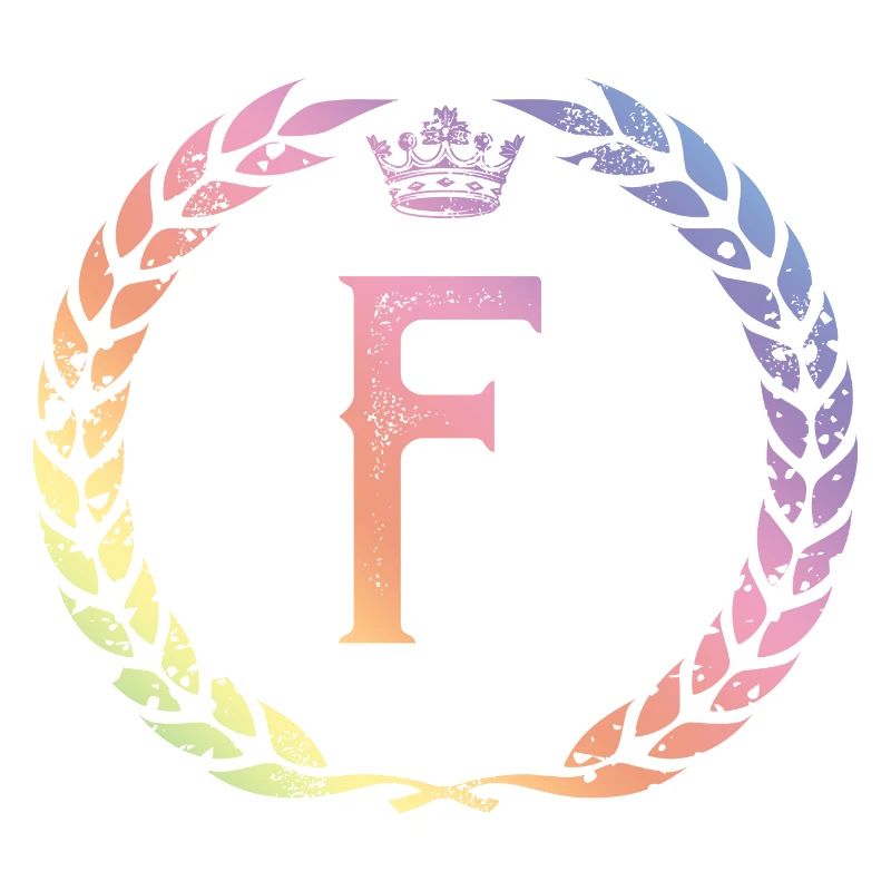 F Buchstabe Kranz