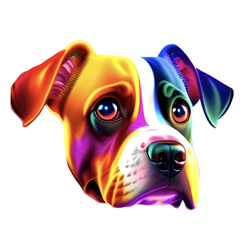 bunter Hund