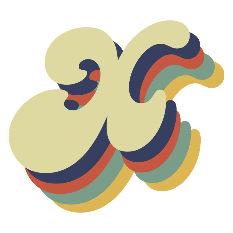 Retro x Buchstabe