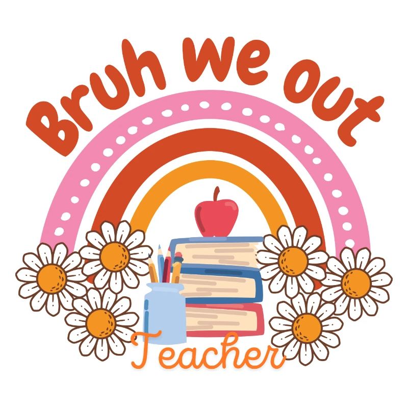 Bruh nous sortons les enseignants fin d’école enfants enseignant