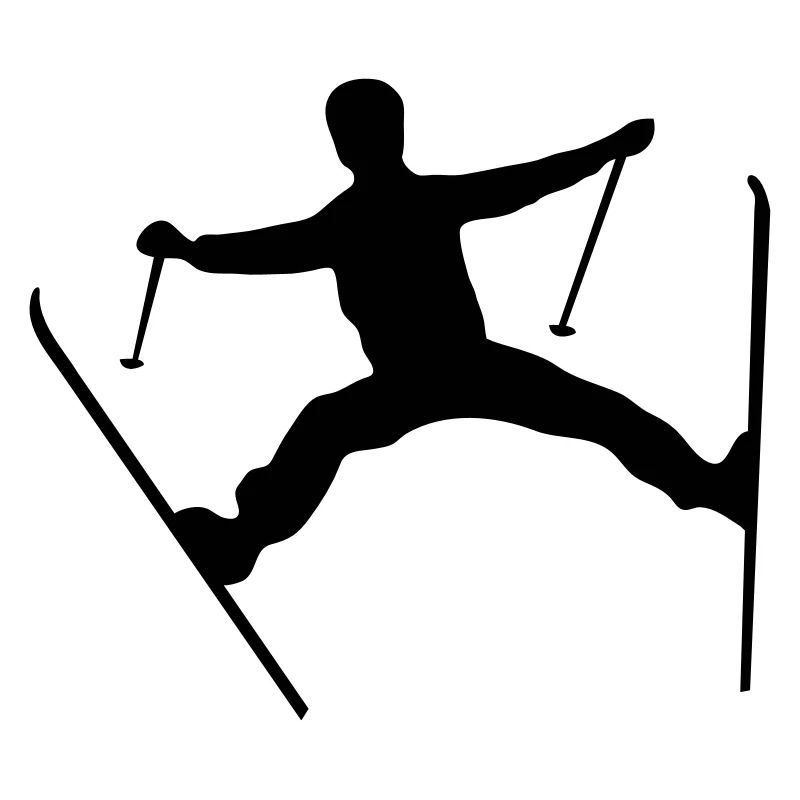 Skier crash