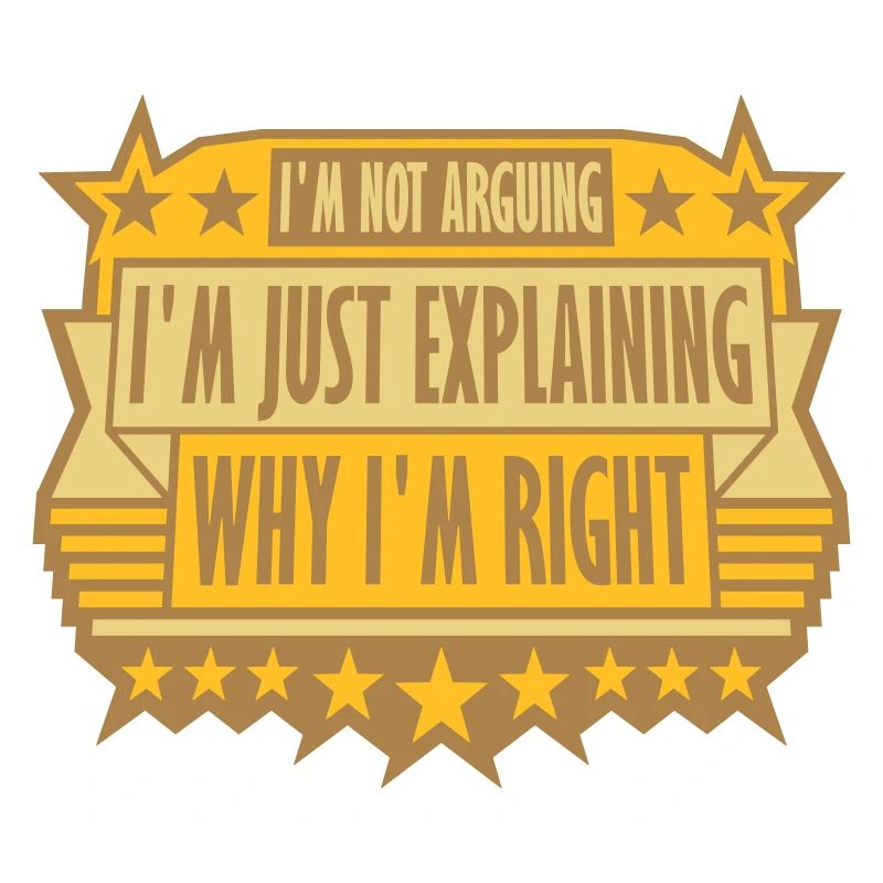 I m not arguing