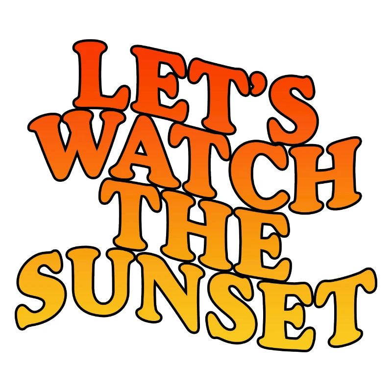 Regardons le coucher de soleil