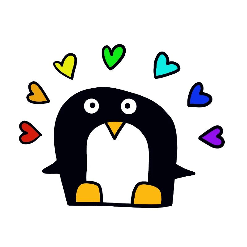 Regenbogenpinguin