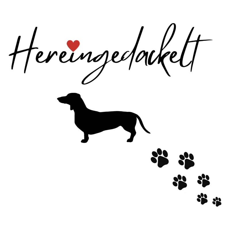 Hereingedackelt