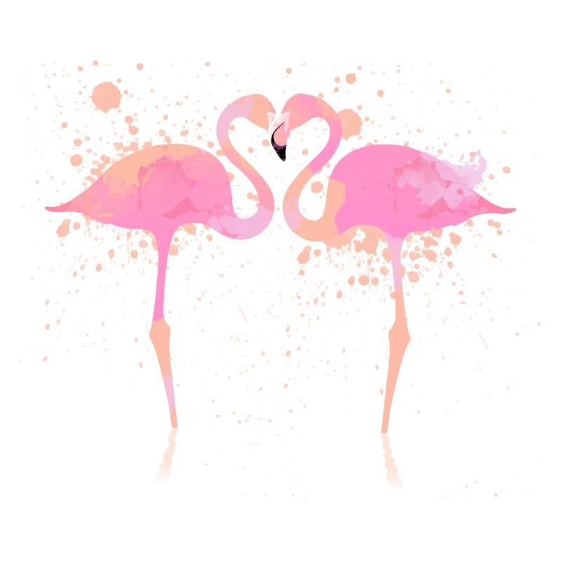 Flamingos Herz