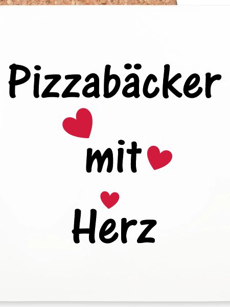 Pizzabäcker mit Herz