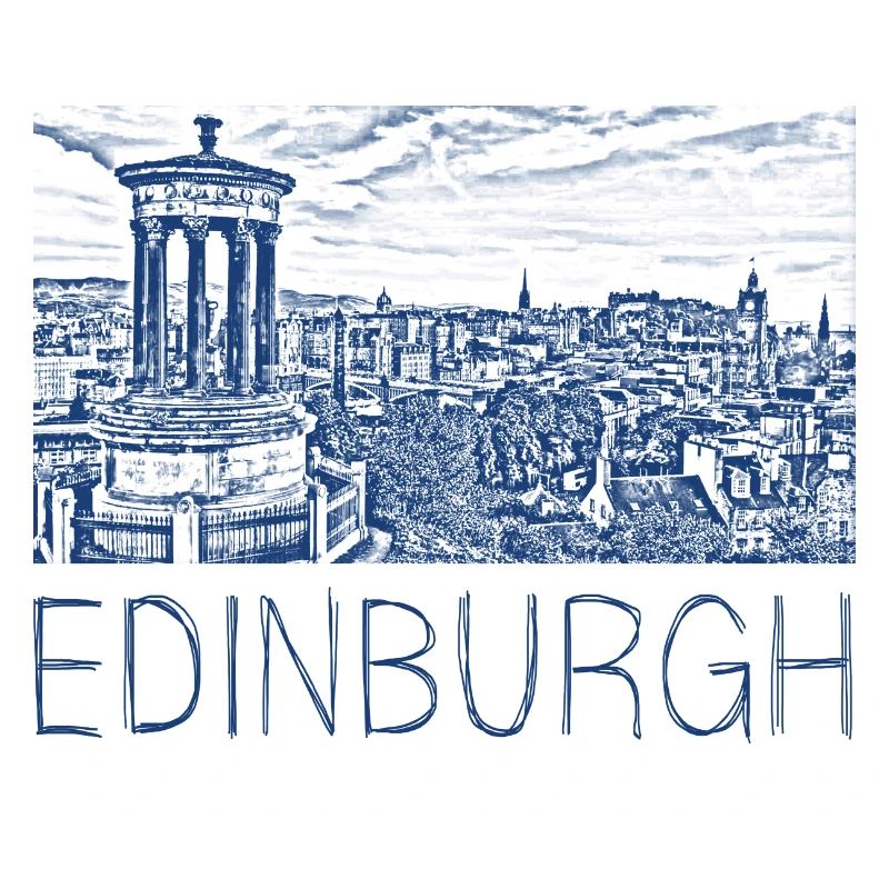 Stiftzeichnung Edinburgh