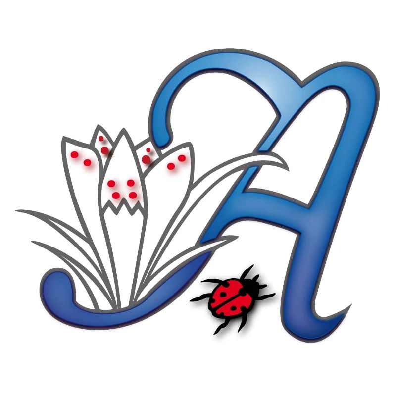 Buchstabe, Blüte, Initiale