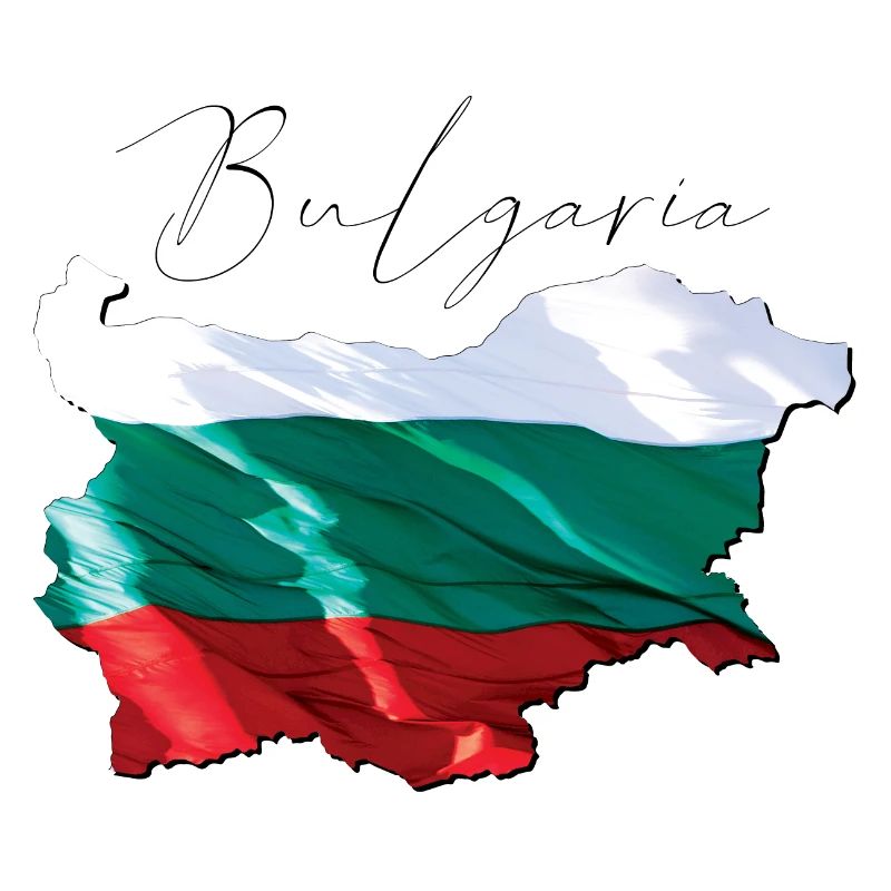 Real Bulgaria Flag - Flag Map EN