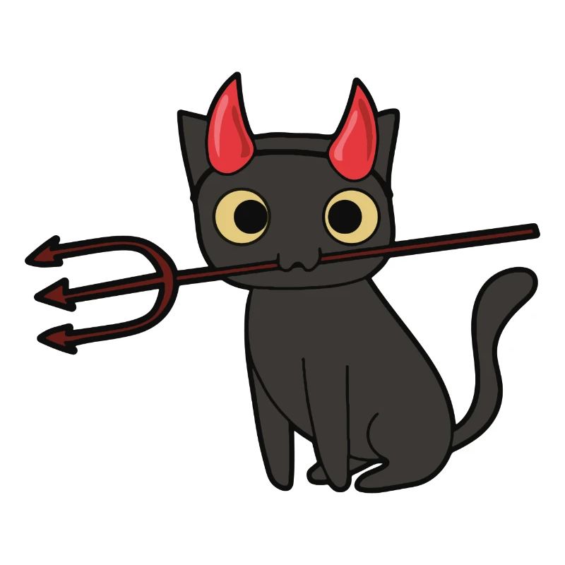 Cat Devil Halloween
