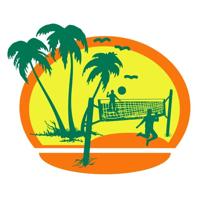 Sunset Beach Volleyball