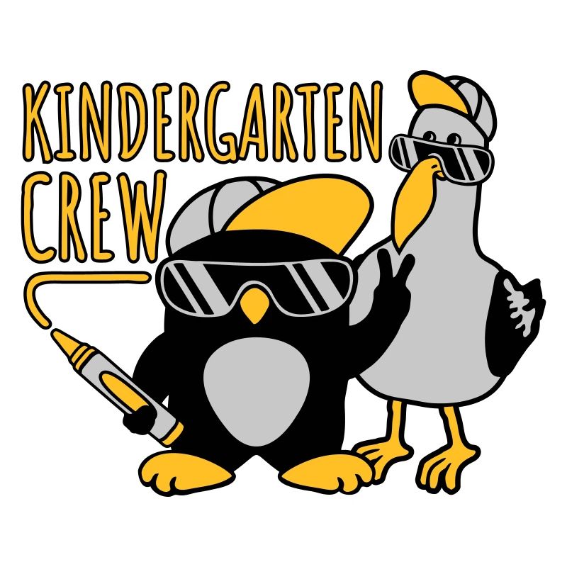 Kindergarten Crew Möwe Pinguin