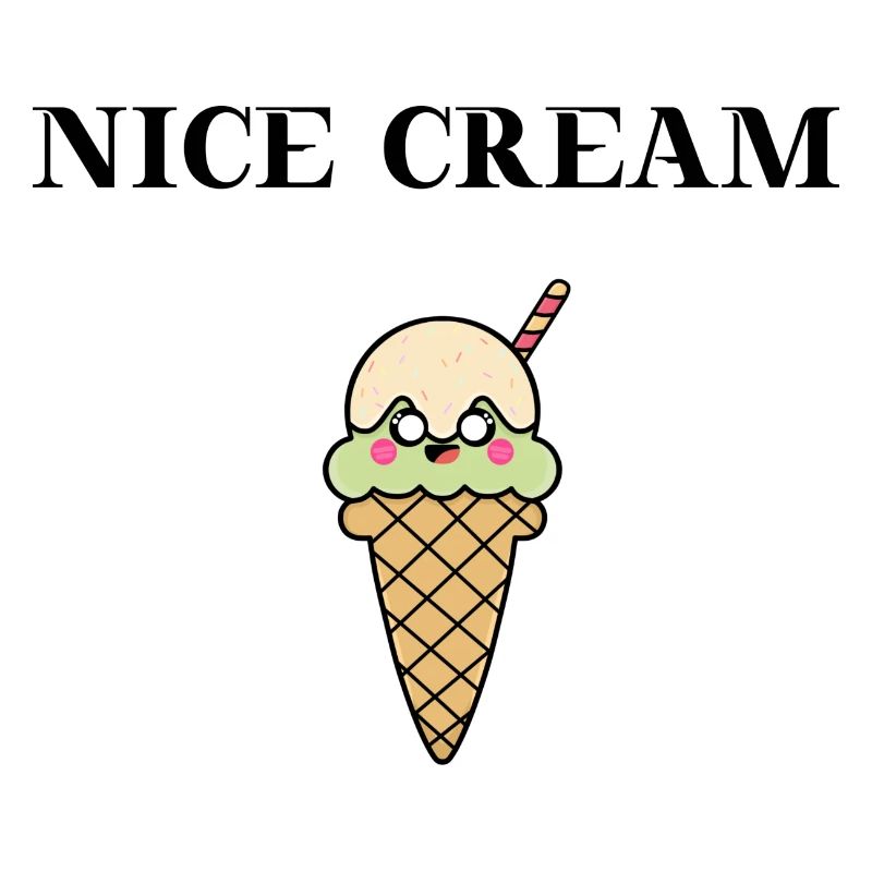 NICE CREAM Geschenkidee lustig süß Eis Eiscreme