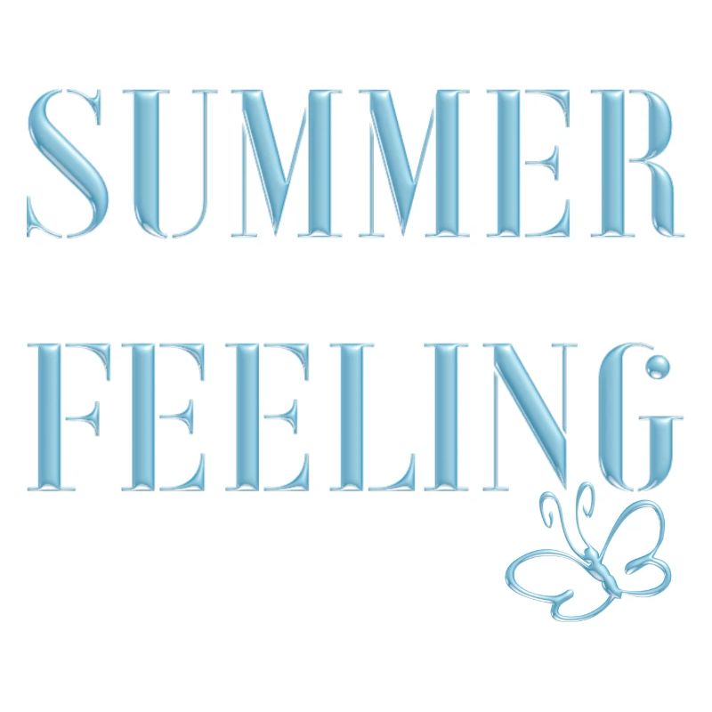 SUMMER FEELING with butterfly