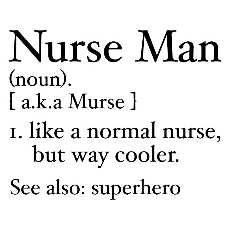 Lustiger Krankenpfleger Mann Definition