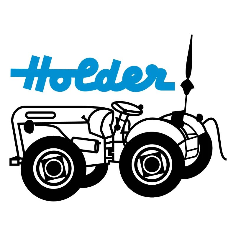 Holder mit Schriftzug