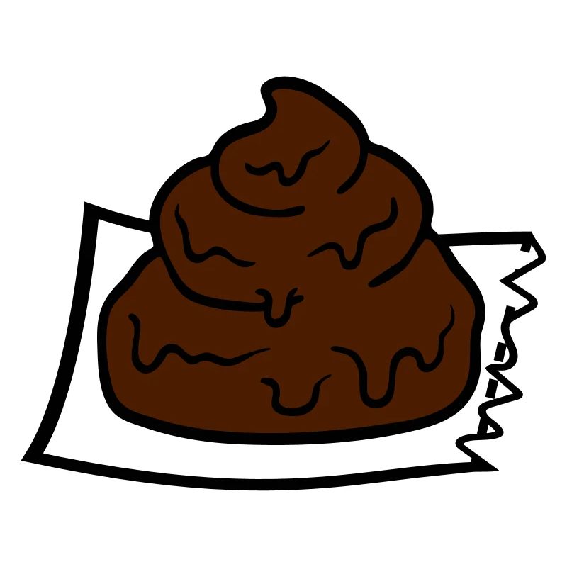 haeufchen comic heap shit torn off stueck