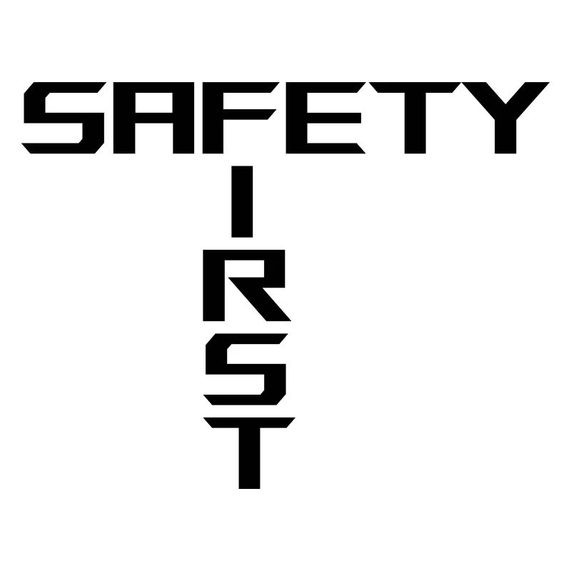 Safety First | Black