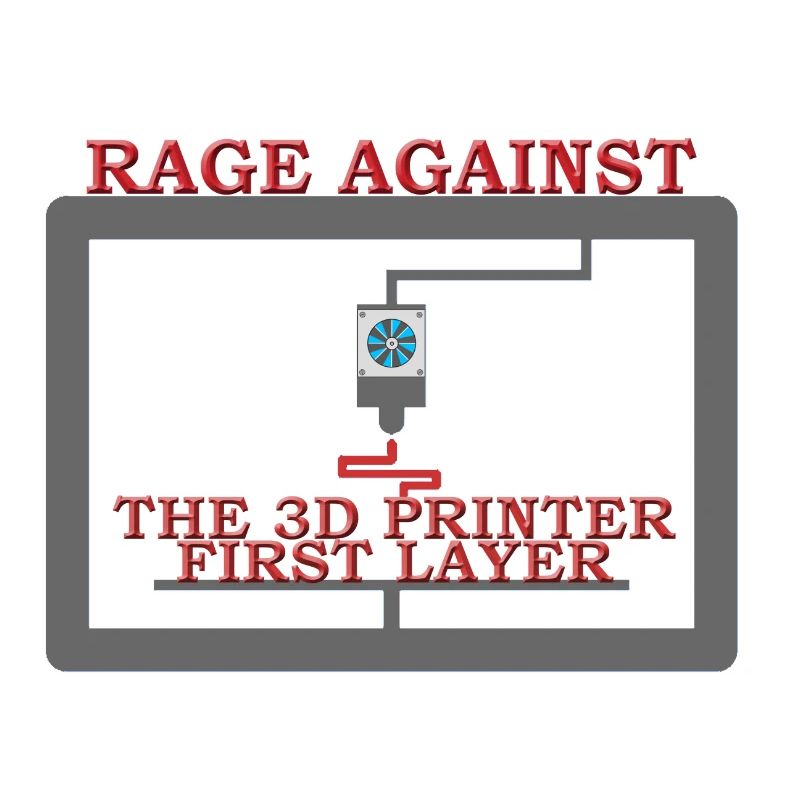 RAGE AGAINST THE 3D PRINTER FIRST LAYER