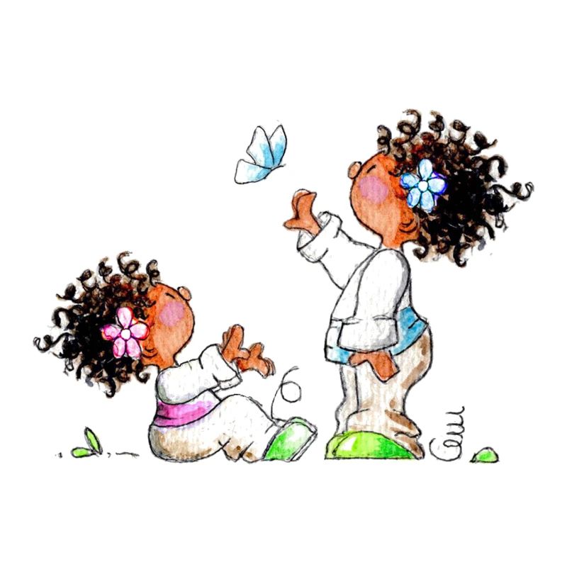 Lockige Kinder