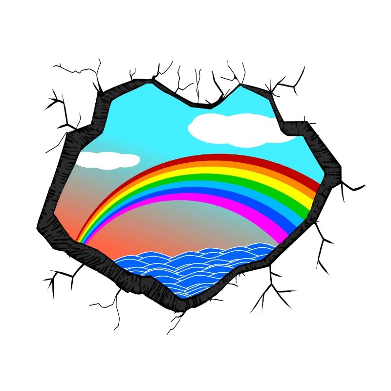 Regenbogen Meer