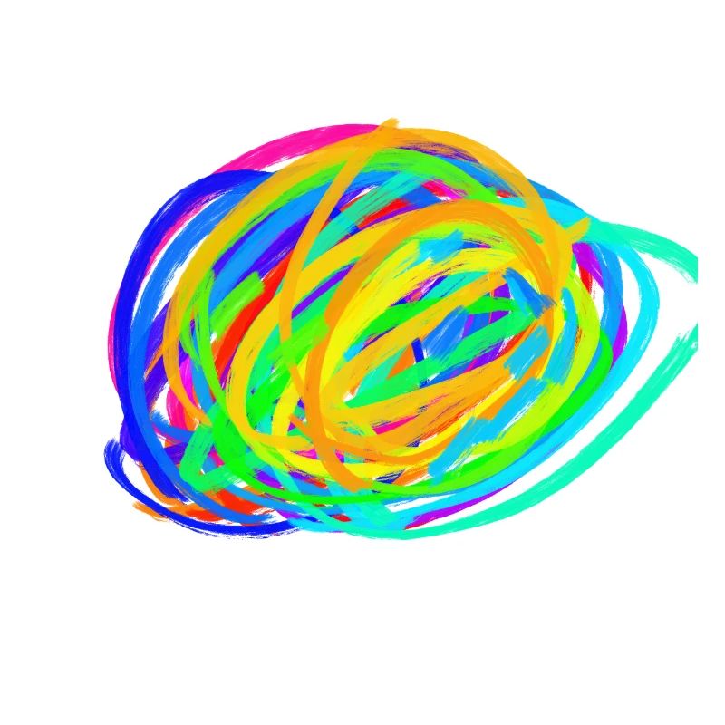 Bunte Explosion